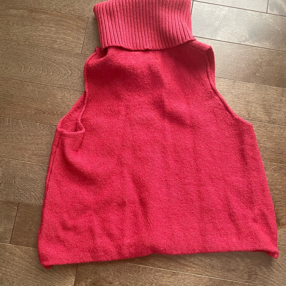 Red stylish sweater